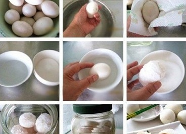 咸鸭蛋的腌制方法